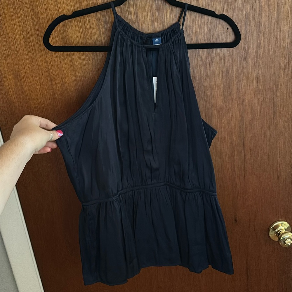 Blue sleeveless blouse from Old Navy. Brand new